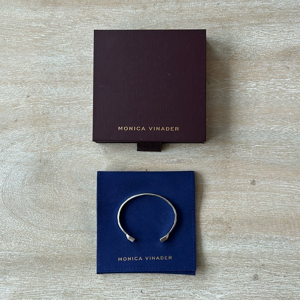 Monica Vinader Baja Deco Thin Cuff